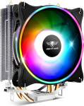 Spirit Of Gamer - AIRCOOLER 120 MM ARGB - Jahutusventilaator Inteli ja AMD protsessoritele - RGB taustavalgustusega adresseeritav 3 Pin / 5 Volt - 120 mm PWM ventilaator - Alumiiniumist jahutusplaat