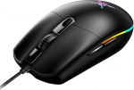 TECKNET RGB m&auml;nguhiir koos kaabliga, 10000 DPI juhtmega hiir, 6 programmeeritava nupu ja reguleeritavate makrode, 1000Hz p&auml;ringusagedusega, USB-juhtmega hiir, must