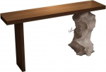 Foyer-Sofatisch Schmal Chinesischen Stil Massivholz Konsole Tisch Wohnzimmer Eingangshalle Wand Ende