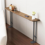 Regal Hinter Sofa Langer Tisch Hinter Couch, Schmaler Sofatisch f&uuml;r Wohnzimmer, Moderner Konsolentisch Hinter Sofa f&uuml;r Pflanzen, Dekor und B&uuml;cher, Einfache Montage(Style D,180x18x90CM(70.9x7.1x35.4"))