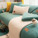 Sametist diivanikate, 1, 2, 3, 4-kohaline, pehme diivanikate, L-kujuline, libisemisvastane diivanikate, pehmekate, nurgadiivan, diivanikaitsekate koertele.