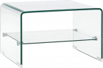 vidaXL kohvilaud 50 x 45 x 33 cm karastatud klaasist