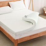 EGO HOME Premium Gel Topper 140 x 200 cm 5 cm H2 Pehme geel vaht rohelise tee ekstraktiga, antibakteriaalne hingav kate, &Ouml;ko-Tex&reg; sertifitseeritud, madratsipealne Box Spring voodi / diivanvoodi jaoks.