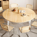 Suur kokkupandav lauaplaadi pikendus &uuml;mmargustele laudadele, pikendatav, kokkupandav lauaplaadi pikendus (ilma jalgadeta), ruumi s&auml;&auml;stev, ideaalne koju, aeda ja s&ouml;&ouml;gituppa (140 cm / 55.1 tolli)