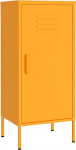 vidaXL Hoiukapp Sideboard sahtlitega kapp Teraskapp K&uuml;lgkapp Mitmeotstarbeline kapp Raamatukapp Seisev kapp Sinepikollane 42,5 x 35 x 101,5 cm teras