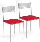 ASTIMESA Scsiro k&ouml;&ouml;gitool, metallist raam, punane, Altura de Asiento, 45 cm