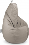 Happers Adult Bean Bag Pear XL Matte Naylim Stone Grey Outdoor ja Indoor