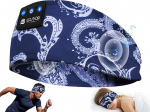 LOVE EYE Bluetooth 5.4 Sleep Headphones Headband, hingav traadita k&otilde;rvaklapid koos ultra &otilde;hukeste k&otilde;larite ja HiFi heliga jooksmiseks, joogaks, reisimiseks, tehnilisi kingitusi meestele ja naistele, sinine