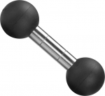 FANAUE topeltkuul adapter mootorratta jaoks: Sobib RAM Mounts Double Arms 25mm kuni 25mm, sobib ka mootorratta ja jalgratta lisaseadmete GPS kinnituste jaoks.