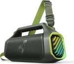 soundcore Boom 2 Plus v&auml;lisk&otilde;lar, 140 W, 2+2 kanalit, BassUp 2.0, 20h, kiirlaadimine, IPX7 veekindel, RGB tuled, USB-C, energiapank, BT 5.3, kaasaskantav Bluetooth-k&otilde;lar, telkimine