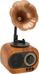 Vintage grammofon Bluetooth-k&otilde;lar, grammofoni fonogrammi kuju, retro k&otilde;lar, vintage kodu magamistoa sisustus, retro-muusikam&auml;ngija, toetus U-kettale, TF-kaardile