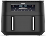 Ninja [AF300EU] 2 suurt praadimiskambrit, 6 funktsiooni, 2470 W, 2 s&otilde;ltumatut garzooni, 7,6 liitrit, 65% energias&auml;&auml;stu