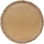 Tischsets, waschbare Tischsets, Quasten-Kraftpapier-Isolierpads, rutschfeste Matten, runde Kaffeepads, dekorative dekorative Tischsets, hitzebest&auml;ndige Tischsets, ideal for K&uuml;chentische - Set ( Color