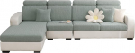 Stretch Chaise Lounge Diivan Slipcover Sectional Sofa Slipcover L kuju diivan kate Pehme Slipcover asendamine L-kujulise diivani jaoks elastse servaga pestav roheline Chaise Lounge kate