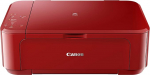 Canon PIXMA MG3650S Color Inkjet Printer (Printing, Scanning, Copying, WLAN, Apple AirPrint, Automatic Duplex Printing) Red