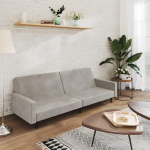ShGaxin 375737 2-kohaline diivanvoodi, helehall samet, Lounge diivan, diivanid ja diivanid, Relax diivan, diivan elutuppa