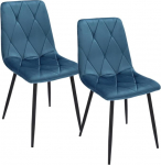 JUMI Modernne 2 PIADO s&ouml;&ouml;gitooli komplekt - 44 x 89 x 52 cm, s&ouml;&ouml;gitoa toolid, elutuba, magamistuba, kontoritoolid ilma k&auml;etoeta - laua- ja garderoobitool - metallist jalad (merev&auml;gi)