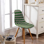 Mateju Stretch Moderne Shell Stuhlhussen 1 2 4 6 8er Schonbez&uuml;ge Waschbar Bezug Stuhlhussen Skandinavisch Stuhlbezug f&uuml;r Esszimmerst&uuml;hle K&uuml;che Hochzeit B&uuml;ro Bankette Partys Deko (6pcs,Weihnachten 3)