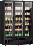 GGM Gastro | GKSS1500 | Jookide k&uuml;lmik - 1500 liitrit - 3 klaasist ust ja LED-valgustus