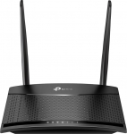 TP-Link TL-MR100 LTE ruuter, 4G ruuter toetab SIM-kaarte, 4G Cat4 kuni 150 Mbit/s, WLAN 2,4 GHz N300, 2 x 100 Mbit/s pordid, Plug and Play, kuni 32 seadet, lapsjuhtimine, k&uuml;lalisv&otilde;rk