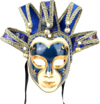 YU Feng Veneetsia kom&ouml;&ouml;dia mask, peen dekoratsioon, narrimaskid peole, Halloweenile
