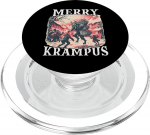 Krampus Lauf | B&ouml;ser Weihnachtsmann | Perchten Bartl Krampus PopSockets PopGrip f&uuml;r MagSafe