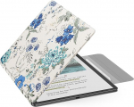 MoKo magnetiline &uuml;mbris uuele 11-tollisele Kindle Scribe 2025 (3. Gen) ja Kindle Scribe Colorsoft 2025 (1. Gen) - Slim Folio Premium PU nahast &uuml;mbris koos pliiatsi sulgemisega ja automaatse uinumise &auml;ratusega, valge/sinine