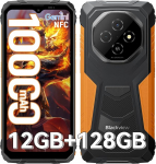 Blackview Fort1 Android 15 v&auml;litelefoni, 10000 mAh v&auml;litelefoni ilma lepinguta 12GB + 128GB/2TB, Gemini AI 6,56-tolline 90Hz ehitusplatsi mobiiltelefon, NFC/FOTA/390g/kolme kaardiga