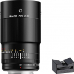 TTArtisan 100mm F2.8 Makro 2X metallist korpusobjektiiv, mis on &uuml;hilduv Canon EF Mountiga, must