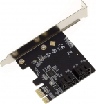 KALEA-INFORMATIQUE 4-pordiline SATA-ketta PCI Express PCIe x1 portide kontrollerkaart AHCI ja UEFI toega Kiibistikomplekt ASM1064