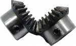 Pakett 2 20 hammastega koonuslike spiraalsete hammasrataste 1 moodul 5-8 mm sisemine auk 45 terasest hammasratas mehaanilise &uuml;lekande jaoks (1M 20T 6 mm auk)