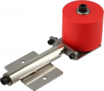 Kantenanleimmaschine, elastisches Ger&auml;t mit Anti-Verzugsrolle, 18 mm Polyurethan-Rad f&uuml;r Holzbearbeitung, Edelstahl-Halterungs-Set, Rot