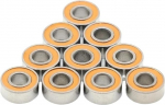 S625RS Roostevabast terasest h&uuml;briidkeraamilised laagrid 5 x 16 x 5 mm ABEC-7 t&ouml;&ouml;stuslik mootorispindel S625 h&uuml;briid Si3N4 kuullaager S625RS 10 kaupa