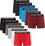 ANTONIO ROSSI 12 Pack Mens Boxer Hipster - Mens Boxer Shorts Multipack with Elastic Waist