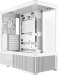 Antec C6 Curve Air White Mid Tower Case, panoraamklaas, k&otilde;rge &otilde;huvool, 3 PWM ventilaatorit, toetab 360mm jahutit ja 450mm GPU-d, Type-C 10Gbps
