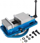 VEVORi t&auml;ppisfreespingi Vice Accu Lock Swivel Base Clamp Vice 360 kraadi skaala Vice Clamp freesimise puurimise t&auml;psusosade viimistlemiseks (3")