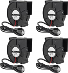 4 tk 75x30mm puhuri jahutusventilaator Turbiin 5V harjadeta USB ventilaatori h&uuml;lsi laager / topelt kuullaager 2 Pin arvuti ventilaator Multi Use