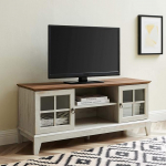 Modway Isle Coastal Modern 47" TV Board in Walnut White