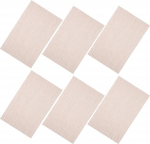 TOYZFRIENDY komplekt 6 PVC ruudukujulisi lauamatte kuumakindel ja puhastatav pestav lauamatt s&ouml;&ouml;gilaua jaoks Mitmek&uuml;lgne lauakaunistuseks rannahoidjad ja kaitsematt k&ouml;&ouml;gi restoranis ja hotellis