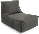 mokebo&reg; The Sundowner Outdoor Bean Bag for Children and Adults Bean Bag with EPS Beads Filling, Relaxing Lounger, Lounger Cushion, Floor Cushion for Balcony and Garden in Anthracite, Only Waterproof