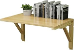 An der Wand montierter Klapptisch f&uuml;r Esszimmer und K&uuml;che, Holz | Klappbarer Wandschreibtisch f&uuml;r kleine R&auml;ume, Eckcomputertisch, herunterklappbare/hochklappbare Schreibtische f&uuml;r die Arbei