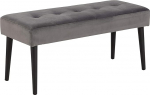 AC Design Furniture Gloria pink, L: 95 x L: 38 x K: 45 cm, tumehall/must, samet/metall, 1 tk.