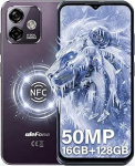 Ulefone Note 16Pro nutitelefon ilma lepinguta, 50MP + 8MP nutitelefon, 16GB + 128GB Octa Core mobiiltelefon odavalt, 6,52-tolline HD+ 4G Dual SIM mobiiltelefon, NFC/Face ID/Fingerprint/GPS/OTG, lillat v&auml;rvi.