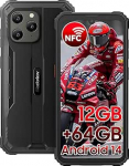 Blackview BV5300Pro v&auml;litingimustes kasutatav mobiiltelefon ilma lepinguta, aku 6580 mAh, 12GB + 64GB/1TB SD Octa Core, 6,1-tolline ehitusplatsi mobiiltelefon, 13MP + 8MP, v&auml;litingimustes kasutatav nutitelefon 4G Dual SIM,