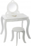 Atmosphera Dressing Table and Stool for Children White