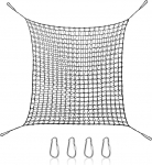 Btstil Climbing Net m&auml;nguv&auml;ljak, laste ronimisraami kiikumine kahekihiline kaitsev&otilde;rk, ronimisv&otilde;rk lastele m&auml;nguv&auml;ljakule v&auml;ljas siseruumides (2 x 3 m)