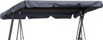Hollywood Swing Roof Cover 200 x 145 cm Grey Waterproof Universal Replacement Roof Garden Swing 3 Seater UV 50 Swing Roof Replacement Cover