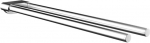 EMCO Flow Double Arm Wall Mounted Wall Towel Rail Rigid Metal Bath Towel Rail High Quality Double Towel Rail Chrome