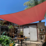 Kanagawa Sun Shade Sail Rust Red Rctangle UV Block Markiiside Shelter Kangas Outdoor Patio Garden Backyard Tegevused