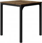 Vicco Fyrk must rustikaalne tammepuust s&ouml;&ouml;gilaud 70x70cm Sobib s&ouml;&ouml;gituppa, k&ouml;&ouml;ki v&otilde;i kaetud v&auml;litingimustesse.